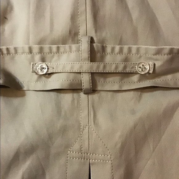 NEW GAP TRENCH COAT REMOVABLE INTERIOR VEST - CHARTREUSE LINING - RICH WARM TAN - Picture 9 of 16